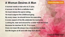 Clarice Reid Hart - A Woman Desires A Man