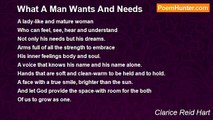 Clarice Reid Hart - What A Man Wants And Needs