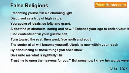 D.G. Cox - False Religions