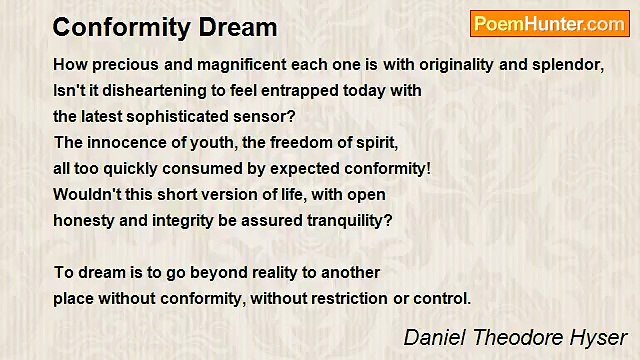 Daniel Theodore Hyser - Conformity Dream