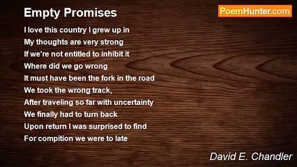 David E. Chandler - Empty Promises