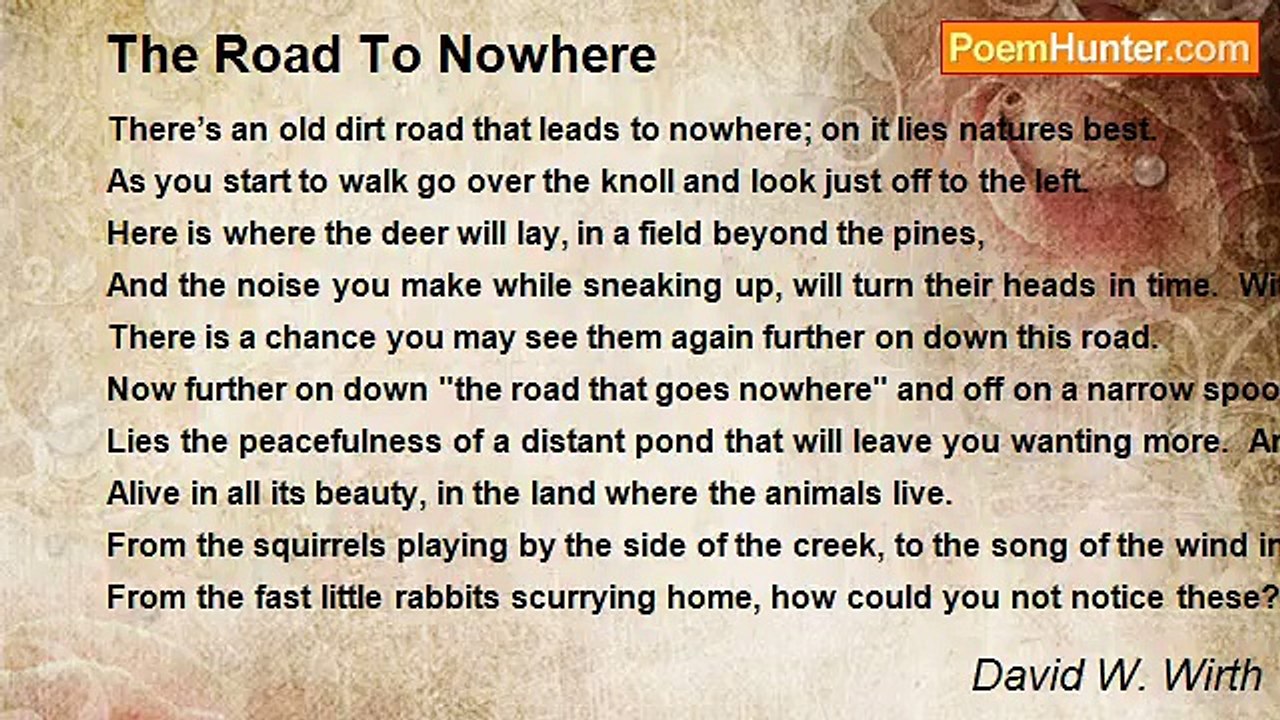 David W. Wirth - The Road To Nowhere