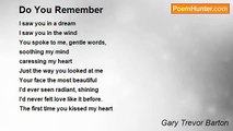 Gary Trevor Barton - Do You Remember