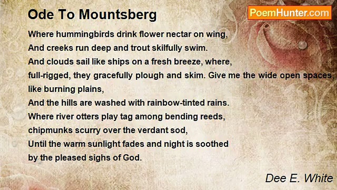 Dee E. White - Ode To Mountsberg