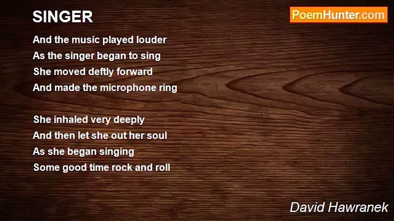 David Hawranek - SINGER