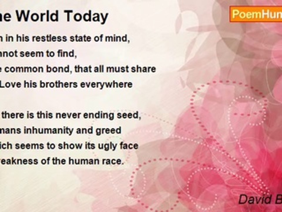 David Bowman - The World Today
