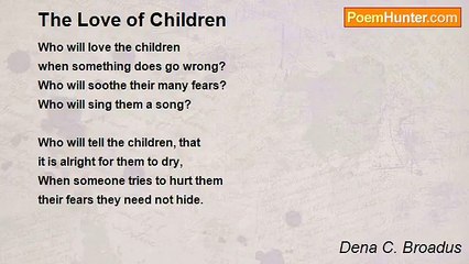 Dena C. Broadus - The Love of Children
