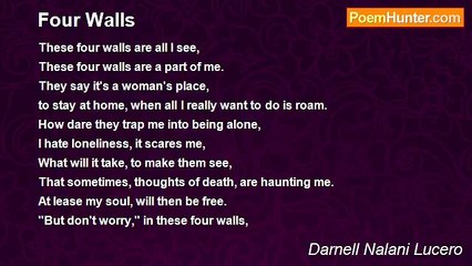 Darnell Nalani Lucero - Four Walls