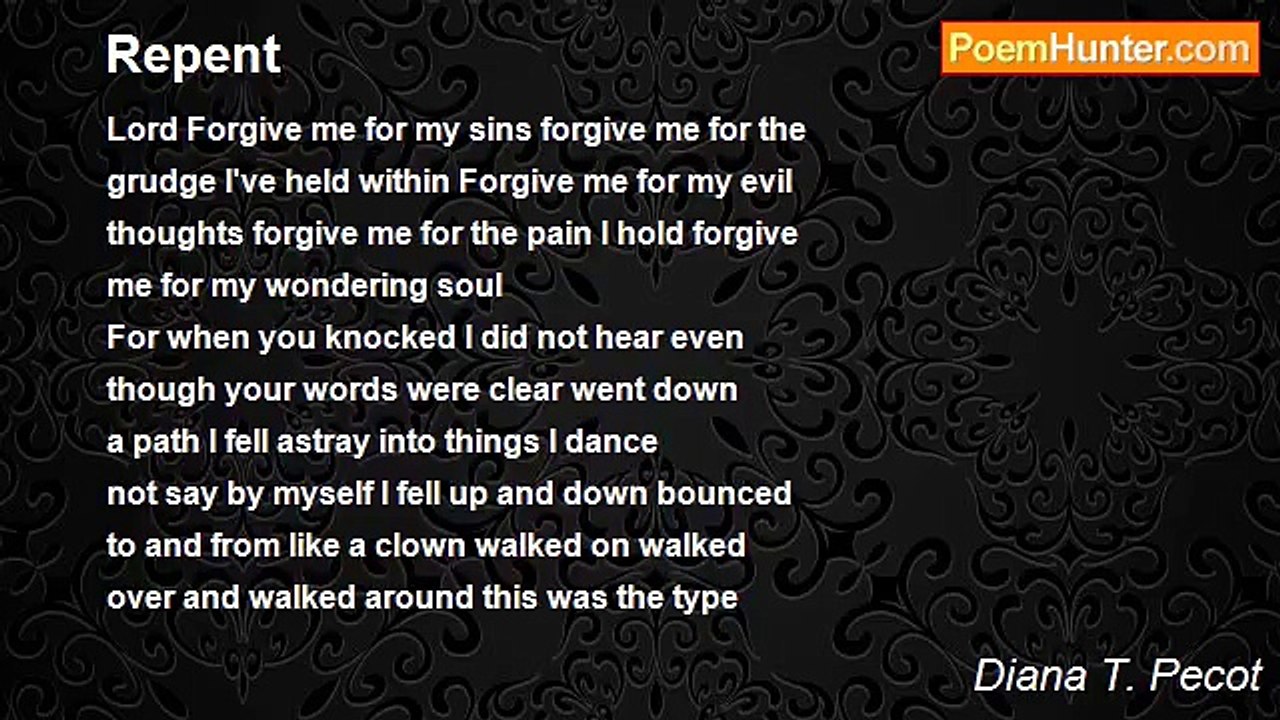 Diana T. Pecot - Repent