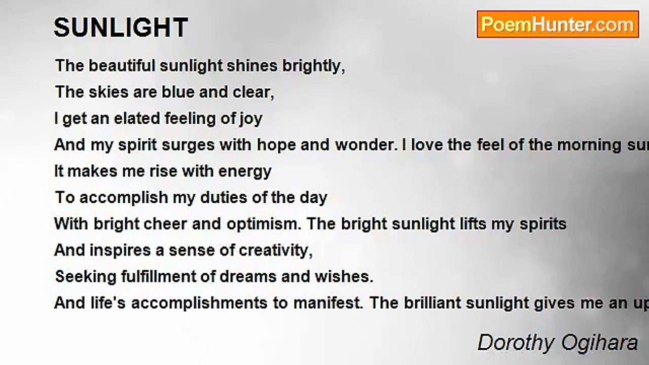 Dorothy Ogihara - SUNLIGHT