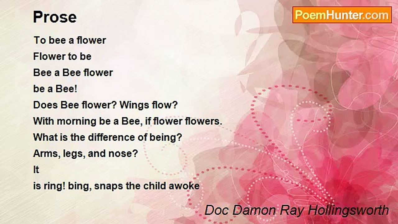 Doc Damon Ray Hollingsworth - Prose