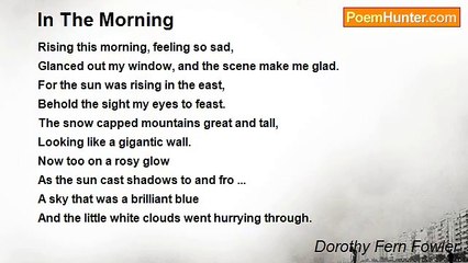Dorothy Fern Fowler - In The Morning