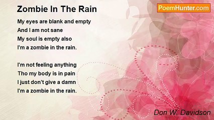 Don W. Davidson - Zombie In The Rain