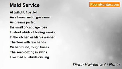 Diana Kwiatkowski Rubin - Maid Service