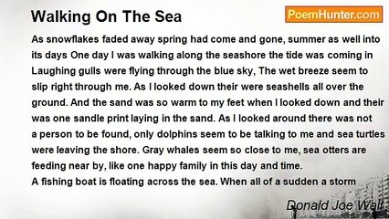 Donald Joe Wall - Walking On The Sea