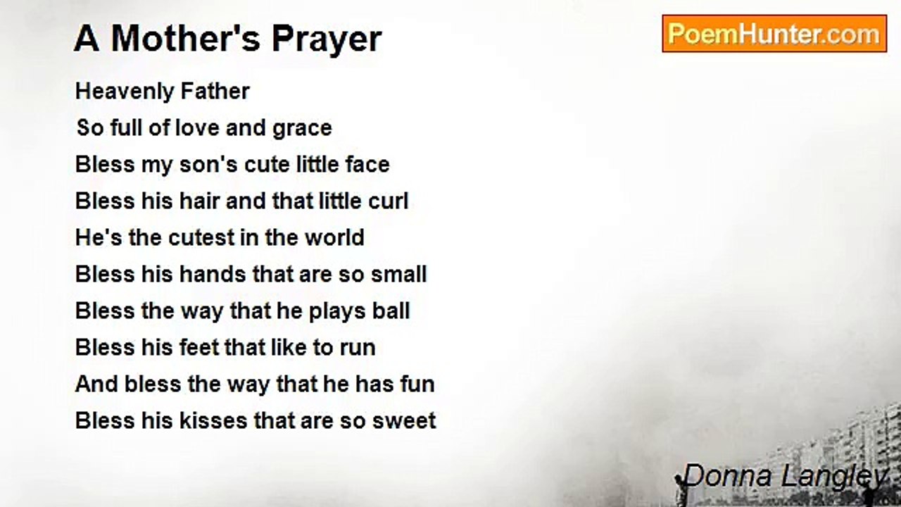 Donna Langley - A Mother's Prayer