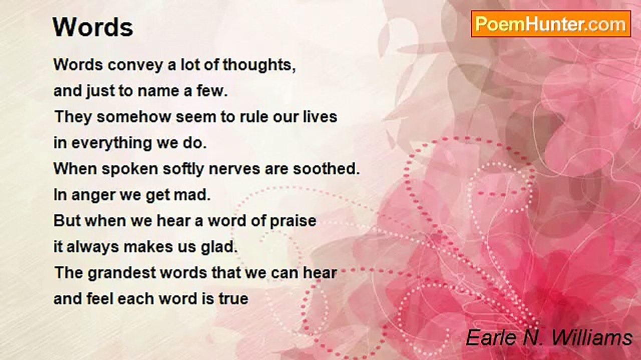 Earle N. Williams - Words