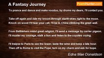 Edna Mae Donaldson - A Fantasy Journey