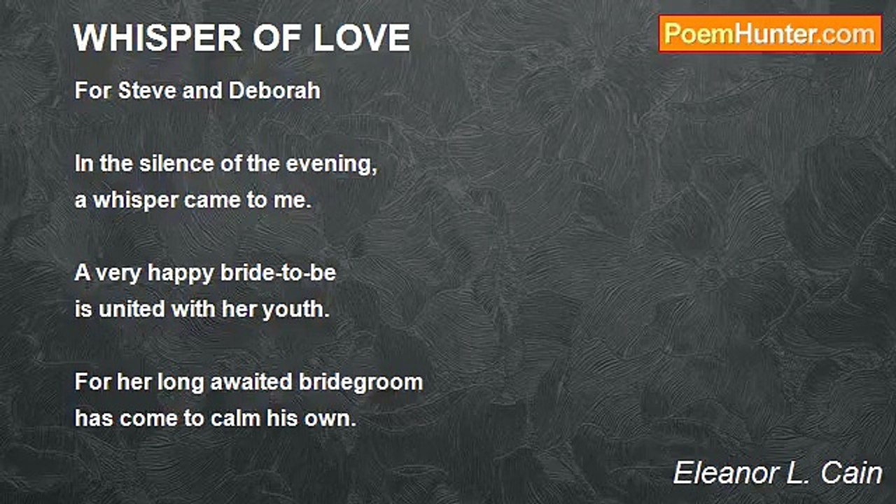 Eleanor L. Cain - WHISPER OF LOVE