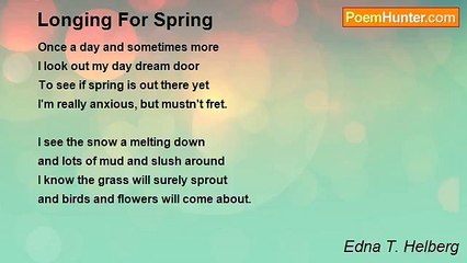 Edna T. Helberg - Longing For Spring