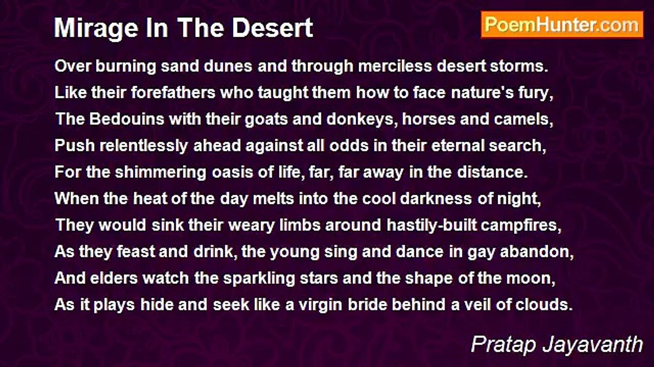 Pratap Jayavanth - Mirage In The Desert