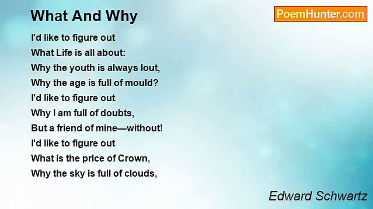 Edward Schwartz - What And Why