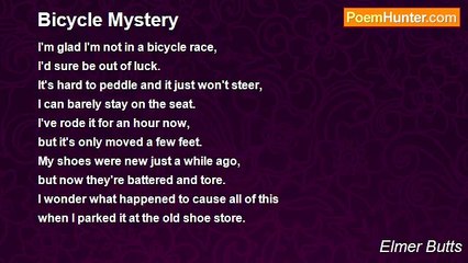 Elmer Butts - Bicycle Mystery
