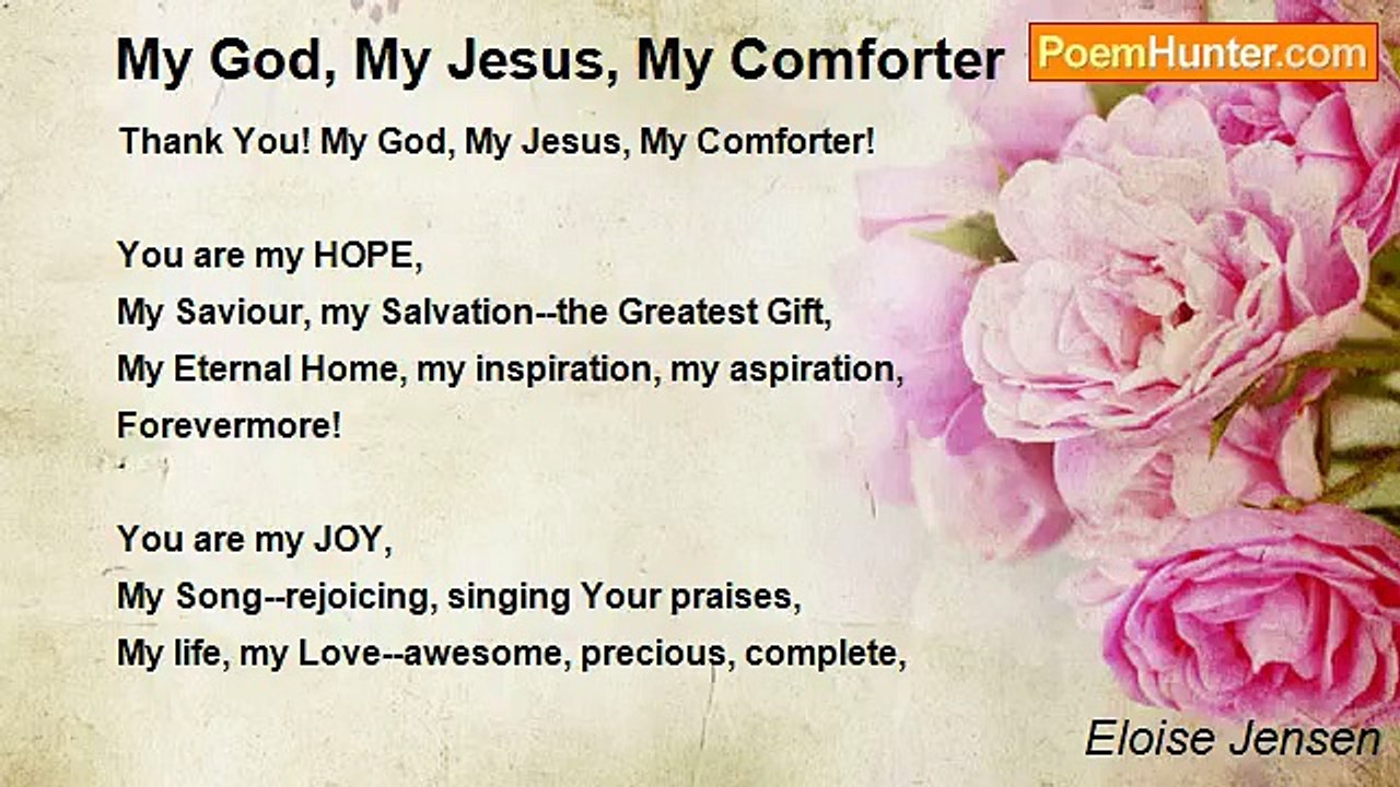 Eloise Jensen - My God, My Jesus, My Comforter