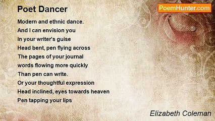 Elizabeth Coleman - Poet Dancer