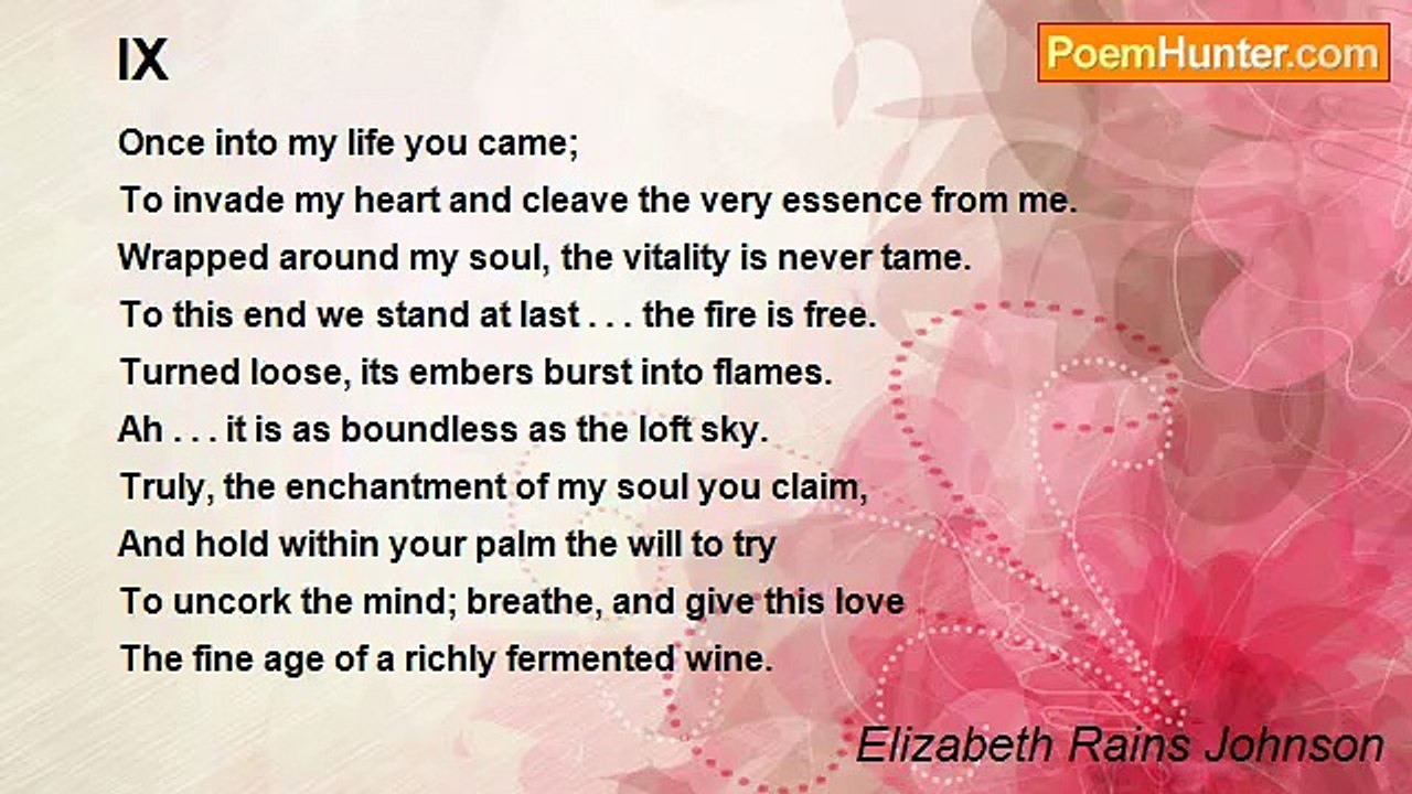 Elizabeth Rains Johnson - IX