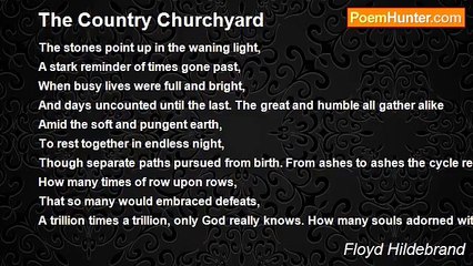 Floyd Hildebrand - The Country Churchyard