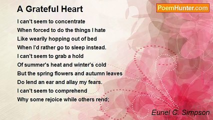 Euriel C. Simpson - A Grateful Heart