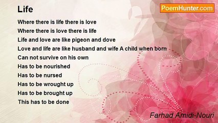 Farhad Amidi-Nouri - Life