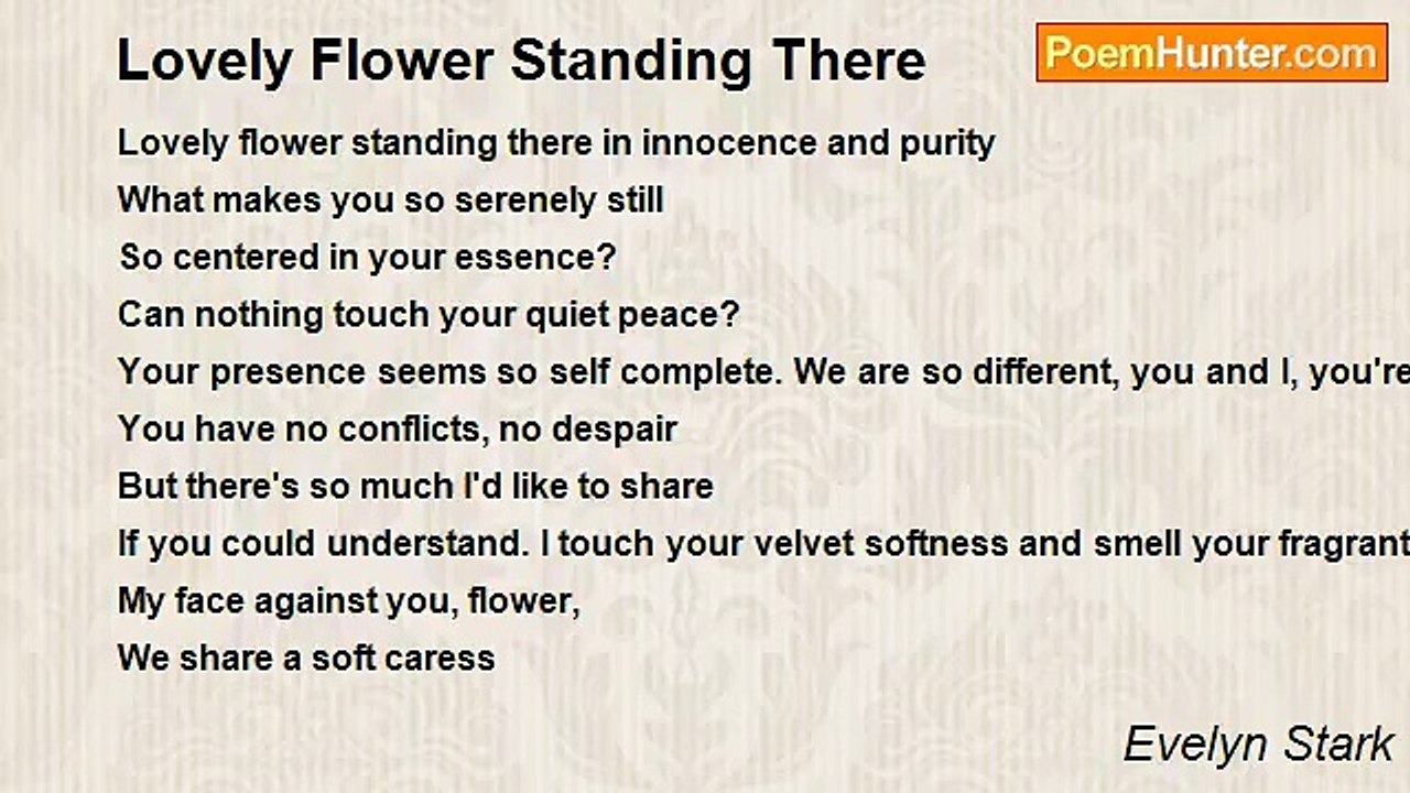 Evelyn Stark - Lovely Flower Standing There