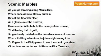 Filomeno L. Pacis - Scenic Marbles