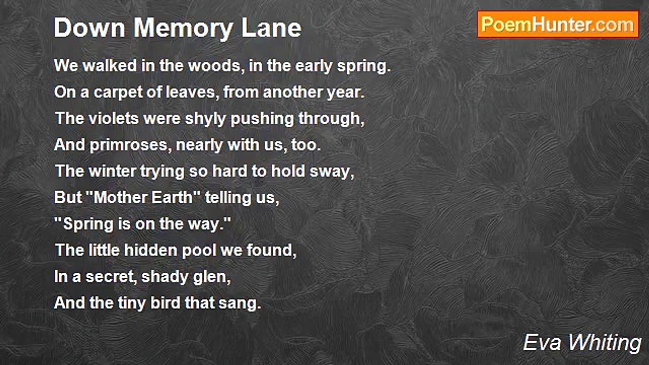Eva Whiting - Down Memory Lane