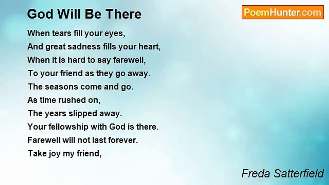 Freda Satterfield - God Will Be There