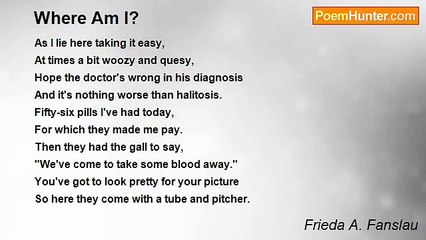 Frieda A. Fanslau - Where Am I?