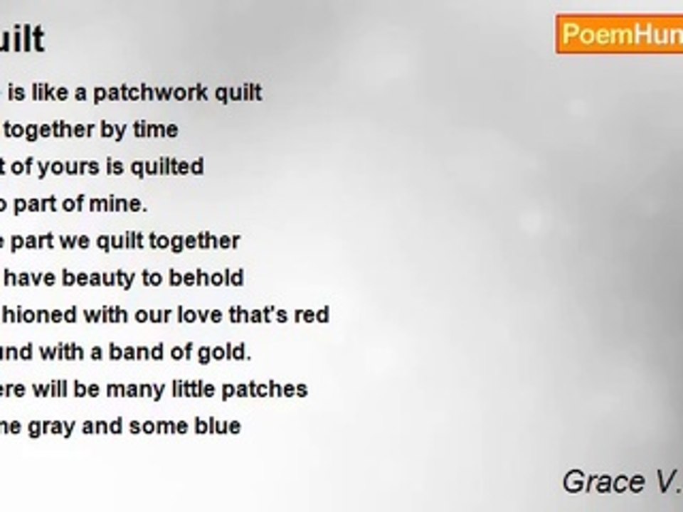 Grace V. Tidrow - Quilt
