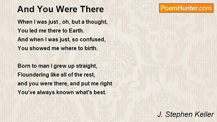 J. Stephen Keller - And You Were There
