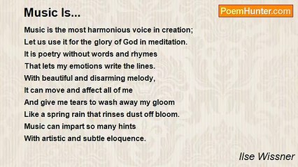 Ilse Wissner - Music Is...