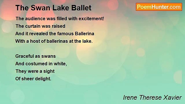 Irene Therese Xavier - The Swan Lake Ballet