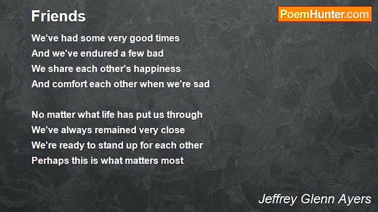 Jeffrey Glenn Ayers - Friends