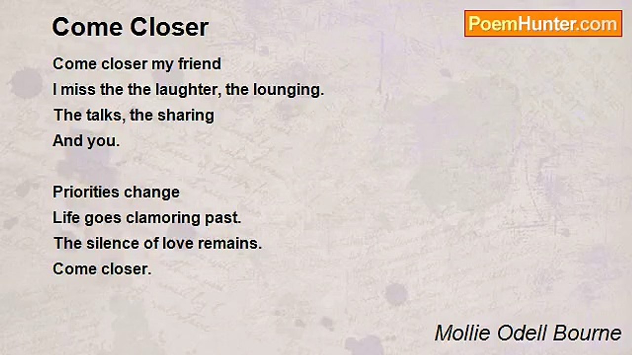 Mollie Odell Bourne - Come Closer