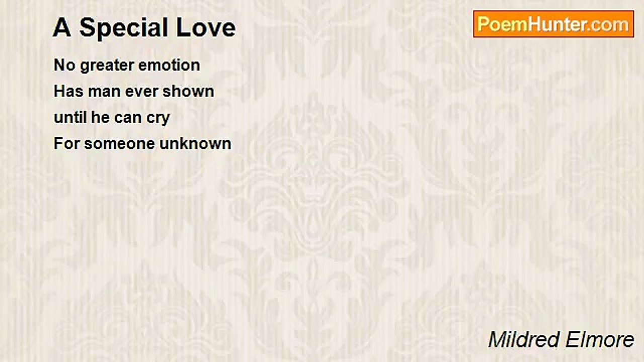 Mildred Elmore - A Special Love