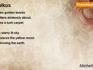 Michelle Rowe - Haikus