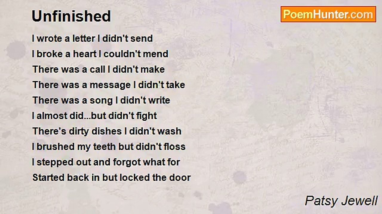 Patsy Jewell - Unfinished