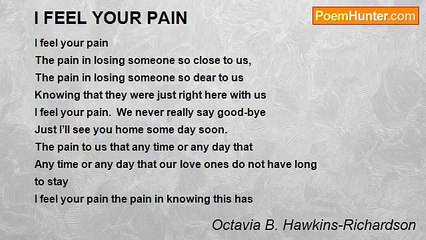Octavia B. Hawkins-Richardson - I FEEL YOUR PAIN