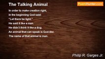 Philip R. Garges Jr. - The Talking Animal