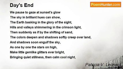 Patricia V. Leonard - Day's End